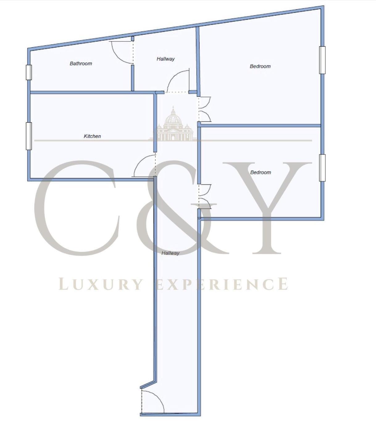 C&Y Apartments - Roma Prati - Luxury Double Studio With Kitchen Ngoại thất bức ảnh